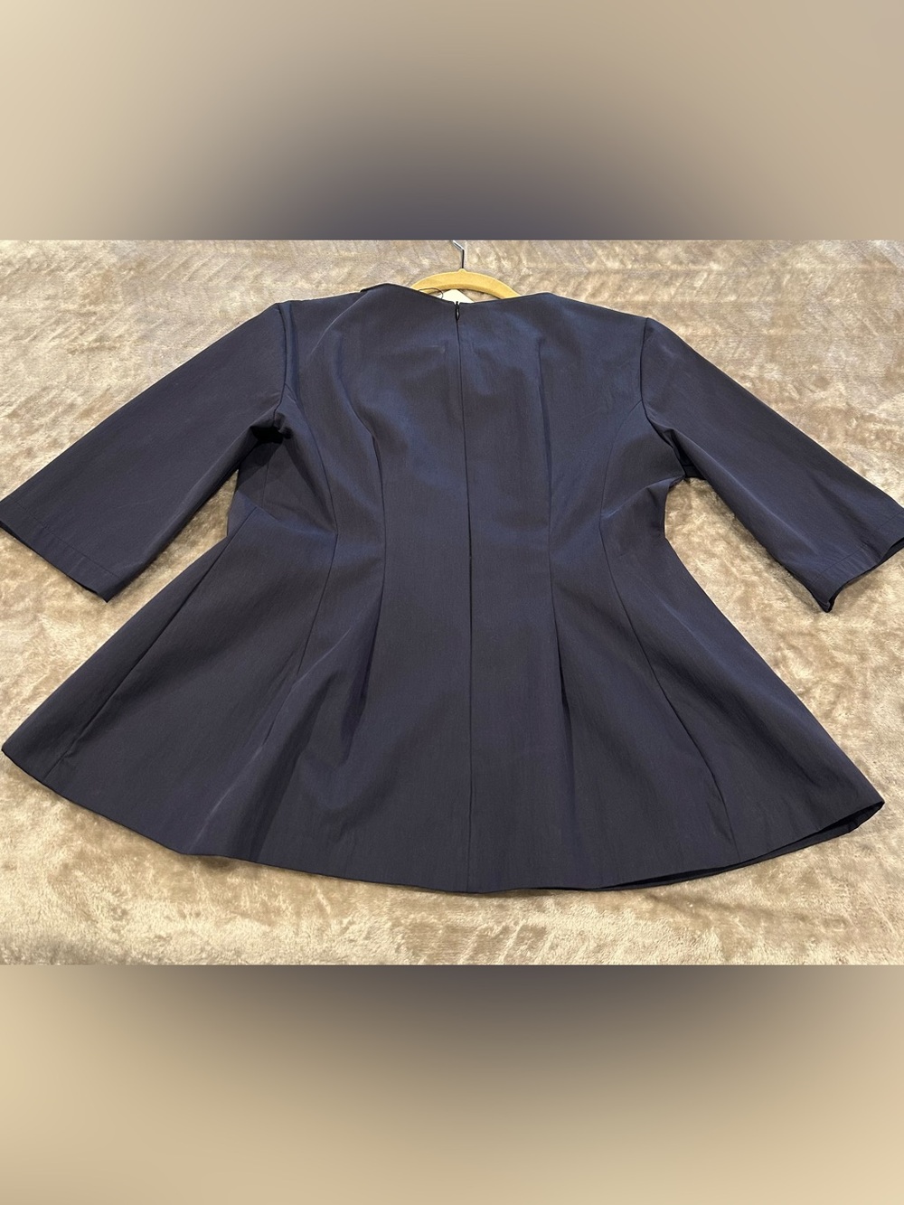 NWT Zara Navy Tailored Top